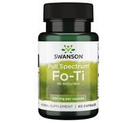 Swanson Full Spectrum Fo-Ti, He-Shou-Wu, 500mg, 60 Capsules, Laboratory Tested, Soy-Free, Gluten-Free, Non-GMO