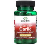 Swanson - Full Spectrum Garlic | Natural Herbal Support for Wellness | 400mg Capsules - 60 Count