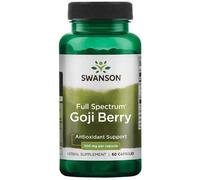 Swanson Full Spectrum Goji Berry 500mg Capsules 60 Capsules