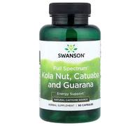 Swanson Full Spectrum Kola Nut + Catuaba + Guarana Energy Capsules - 90 Capsules