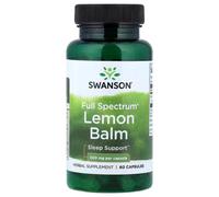 Swanson Full Spectrum Lemon Balm 500mg Capsules 60 Capsules