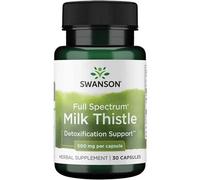 Swanson Full Spectrum Milk Thistle 500mg Capsules 30 Capsules