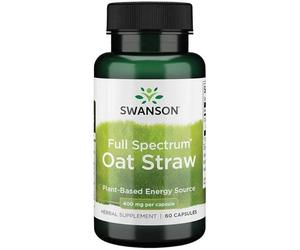 Swanson Full Spectrum Oat Straw 400mg Capsules 60 Capsules