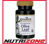 Swanson Full Spectrum Olive Leaf 400mg - 60 caps