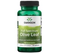 Swanson Full Spectrum Olive Leaf 400mg Capsules 60 Capsules