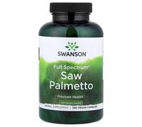 SWANSON FULL SPECTRUM SAW PALMETTO 540MG PROSTATE HEALTH 250 VEGAN CAPSULES