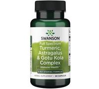 Swanson Full Spectrum Turmeric Astragalus & Gotu Kola Complex Capsules 60 Capsules