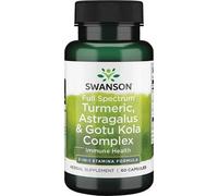 Swanson Full Spectrum Turmeric Astragalus & Gotu Kola Complex Capsules 60 Capsules