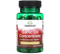 Swanson - Garlic Oil Concentrate, 500mg | Heart Health and Immune Support - 250 Softgels
