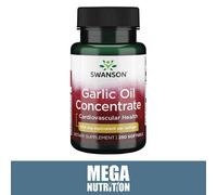 Swanson Garlic Oil Supports Cardiovascular & Immune System | 500mg 250 Softgels