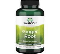 Swanson Ginger Root - Stomach Soother, Digestive Tonic, 120 Caps