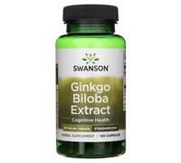 Swanson Ginkgo Biloba Extract 60mg Capsules 120 Capsules