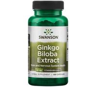 Swanson | Ginkgo Biloba Extract- 60mg | 1 x 120 caps