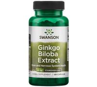 Swanson Ginkgo Biloba Extract 60mg Capsules 120 Capsules