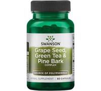 Swanson Grape Seed Green Tea & Pine Bark Complex 60 Capsules