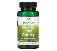Swanson - HiActives Tart Cherry 465mg | Antioxidant & Muscle Recovery Support | Freeze-Dried Fruit Extract - 60 Capsules
