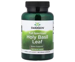 Swanson Holy Basil Stress Support 400mg Capsules - 120 Capsules