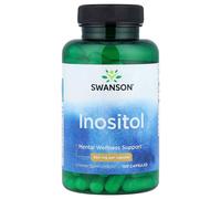 Swanson Inositol 650mg 100 Capsules | Myo-Inositol Supplement