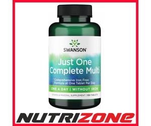 Swanson Just One Complete Multi without Iron - 130 tablets