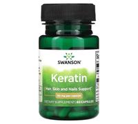 Swanson Keratin 50mg - 60 Capsules | Hair, Skin and Nails Support