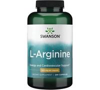 Swanson L-Arginine Capsules 500mg - 200 Capsules