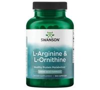 Swanson L-Arginine & L-Ornithine Capsules 100 Capsules