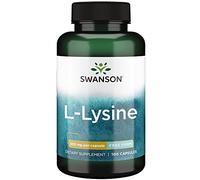 Swanson, L-Lysine, 500mg, 100 Capsules, High Dose, Soy Free, Gluten Free, Non-GMO