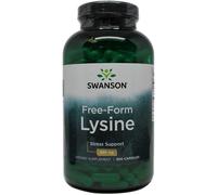 Swanson L-Lysine, 500mg Free Form - 300 caps Free Uk P&P