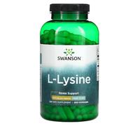 Swanson - L-Lysine 500mg (Free-from) | Immune & Tissue Support | Essential Amino Acid - 300 Capsules