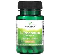 Swanson - L. Plantarum Inner Bowel Support | Probiotic for Digestive Health | 30 Vegetarian Capsules