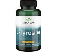 Swanson, L-Tyrosine, 500mg, 100 Capsules, High Dose, Soy Free, Gluten Free, Non-GMO