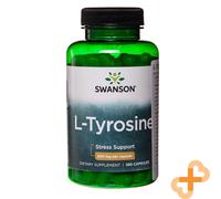 SWANSON L-Tyrosine 500mg 100 Capsules Stress Support Supplement