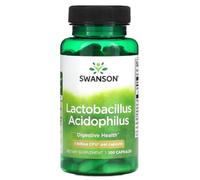Swanson - Lactobacillus Acidophilus | Probiotic for Gut and Digestive Health | 1 Billion CFU Capsules - 100 Count