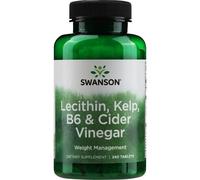 Swanson Lecithin, Kelp, B-6, & Cider Vinegar weight management 240 pcs, tablets