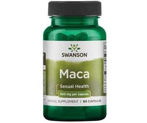 Swanson Maca Extract Capsules 500mg - 60 Capsules