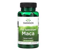 Swanson - Maca Root 500mg | Traditional Peruvian Adaptogen for Vitality & Hormonal Balance | 100 Capsules