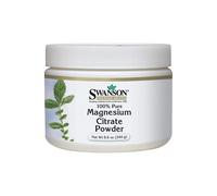 Swanson Magnesium Citrate, 100% Pure Powder - 244g