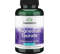 Swanson Magnesium Taurate Heart Muscle 100mg Heart Support Capsules - 120 Capsules