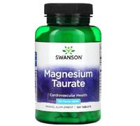 Swanson - Magnesium Taurate | Heart, Muscle & Nerve Support with 125mg Elemental Magnesium | 120 Tablets