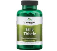 Swanson Full Spectrum Milk Thistle Milk thistle for natural liver nutrition 100 pcs, capsule, 500 mg
