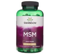 Swanson MSM 500mg 250 Capsules Joint Support Healthy Hair Skin & Nails