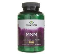 Swanson MSM TruFlex Organic Sulfur 1500mg 120 Tablets Joint Skin Immune Support