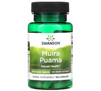 Swanson - Muira Puama, 250mg (10:1) | Vitality and Endurance Support - 60 Capsules
