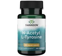 Swanson - N-Acetyl L-Tyrosine | Cognitive and Mood Support | 350mg Capsules - 60 Count