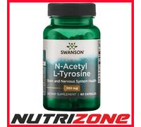 Swanson N-Acetyl L-Tyrosine 350mg Capsules 60 Capsules