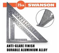 Swanson Na202 Metric Speed Square - 25Cm Carpentry Roofing Rafter Angle