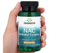 SWANSON NAC N-ACETYL CYSTEINE 600MG 100 CAPSULES