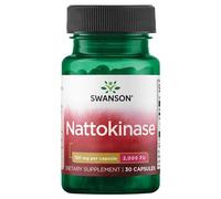 Swanson, Nattokinase, 100mg, (2000 FUs), 30 Capsules, Gluten-Free, GMO-Free