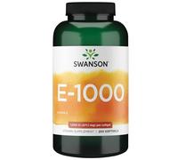 Swanson, Natural E-1000, High-Dose Vitamin E, 1000IU, Depot, 1 Capsule Every 5 Days, 250 Softgels, Gluten-Free, GMO-Free
