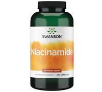Swanson, Niacinamide, 250mg, Vitamin B3, No Flush, 250 Capsules, High-Dose, Soy-Free, Gluten-Free, GMO-Free